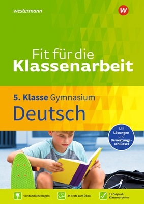 Fit für die Klassenarbeit Deutsch 5 Cover