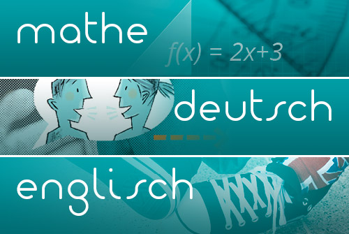 Online in Mathe, Deutsch und Englisch lernen