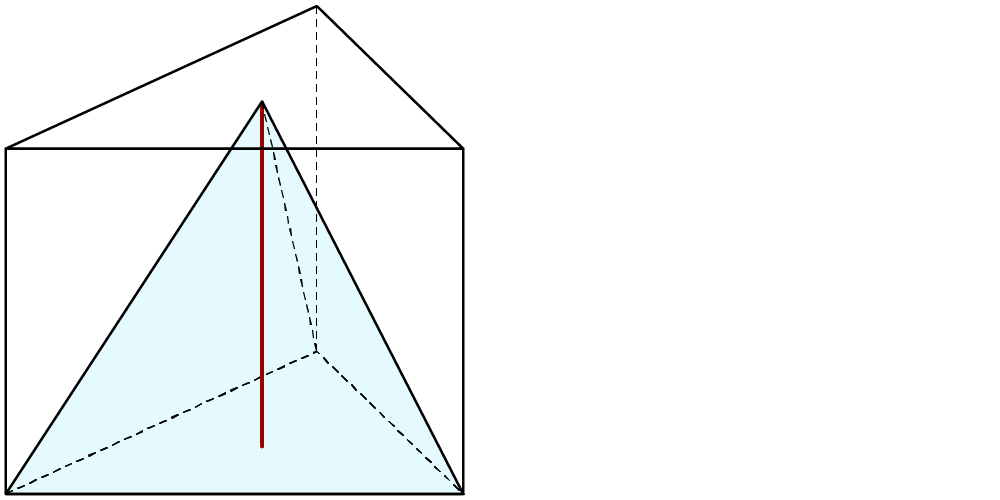 Volumen der Pyramide berechnen