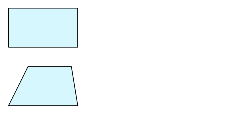 Umfang und Flächeninhalt von Trapezen berechnen