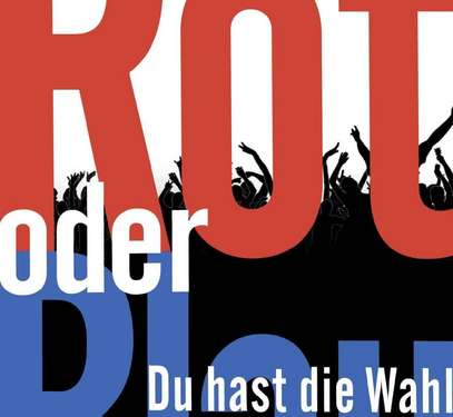 Rot oder Blau - Du hast die Wahl