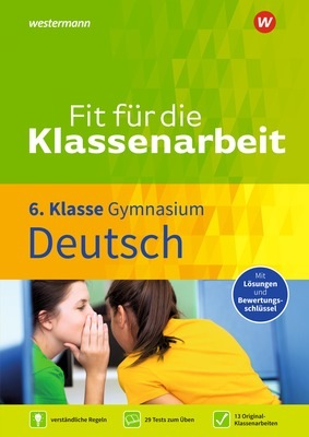 Fit für die Klassenarbeit Deutsch 6 Cover