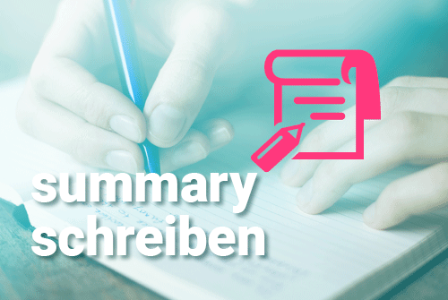 Summary schreiben