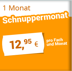 1 Monat Schnuppermonat 12,95 €