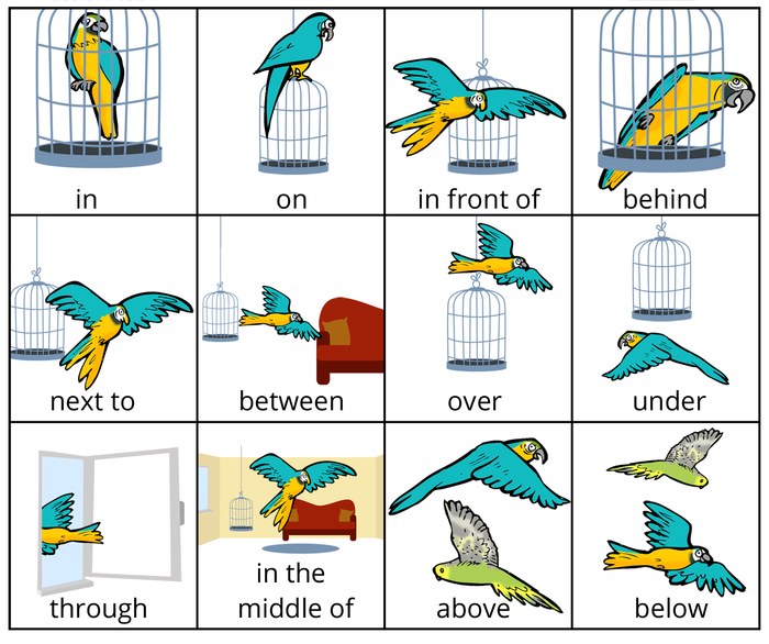 Präposition englisch