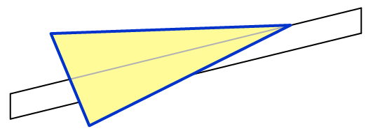 Seitenhalbierende im Dreieck untersuchen