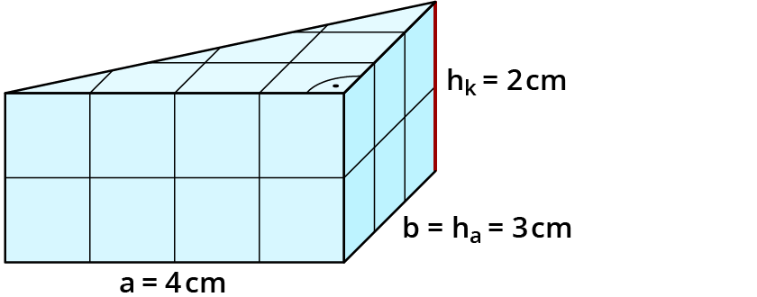 Volumen eines Prismas berechnen