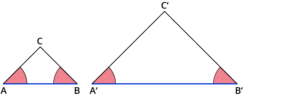 Den Ähnlichkeitssatz für Dreiecke anwenden