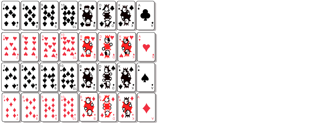 Kartenspiele 32 Karten