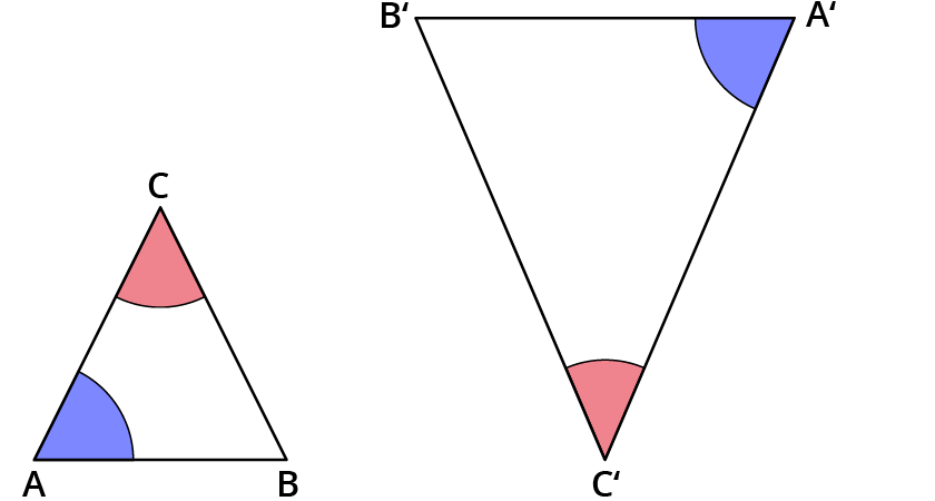 Den Ähnlichkeitssatz für Dreiecke anwenden