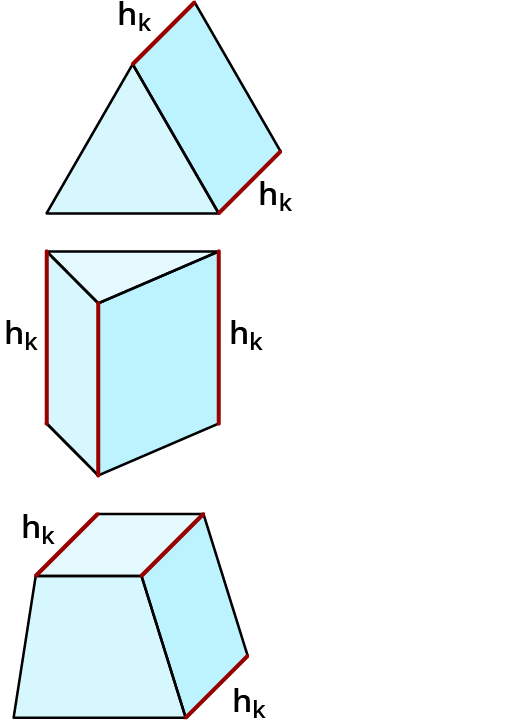 Oberfläche eines Prismas berechnen