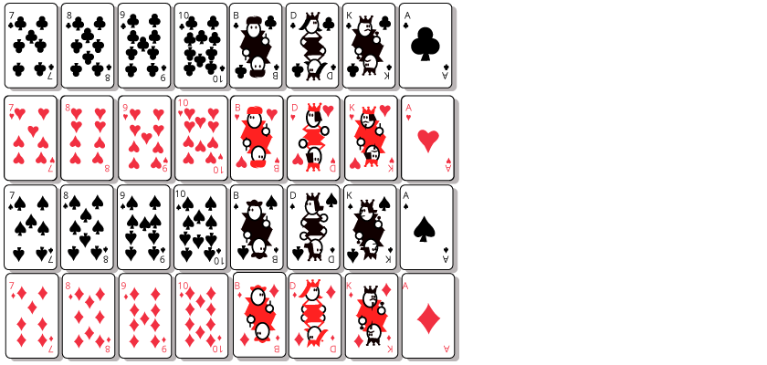 Kartenspiele 32 Karten